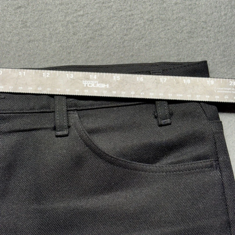 Vintage Levis 517 Sta-Prest Action Slacks Pants Mens 38x29 Black Gold Tab USA